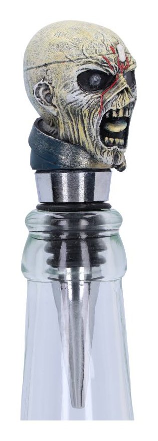 Photo #4 of product B6340X3 - Officially Licensed Iron Maiden Eddie Piece of Mind Bottle Stopper 10cm