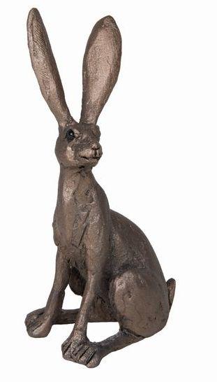 Photo of Jaz Hare Sitting Bronze Figurine Small (Thomas Meadows) Frith Minima