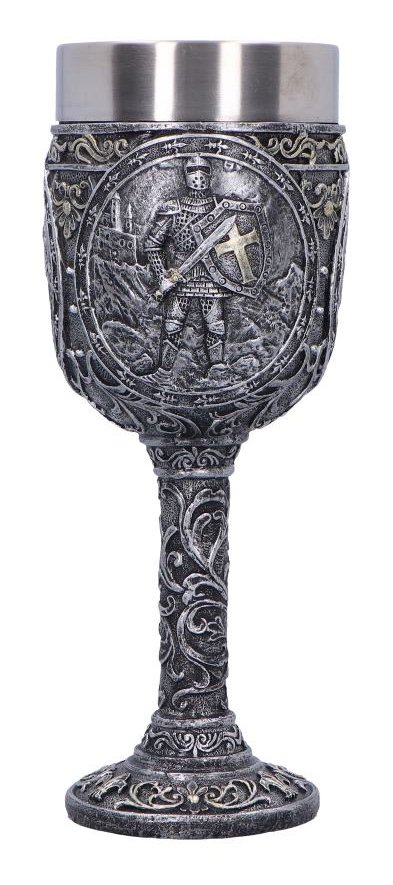Photo #4 of product U6971A25 - Knight of Honour Goblet  Medieval Knight Drinkware