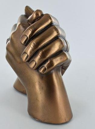 Photo of Marriage Hands Bronze Sculpture