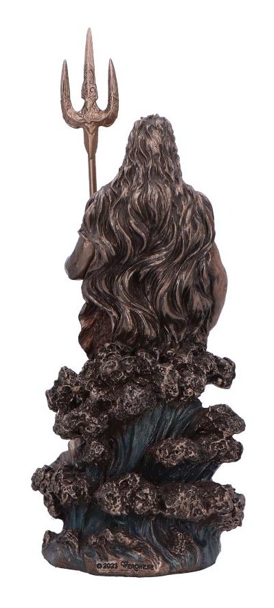 Photo #3 of product D6887C24 - Poseidon God of the Sea Medium Bronze Figurine