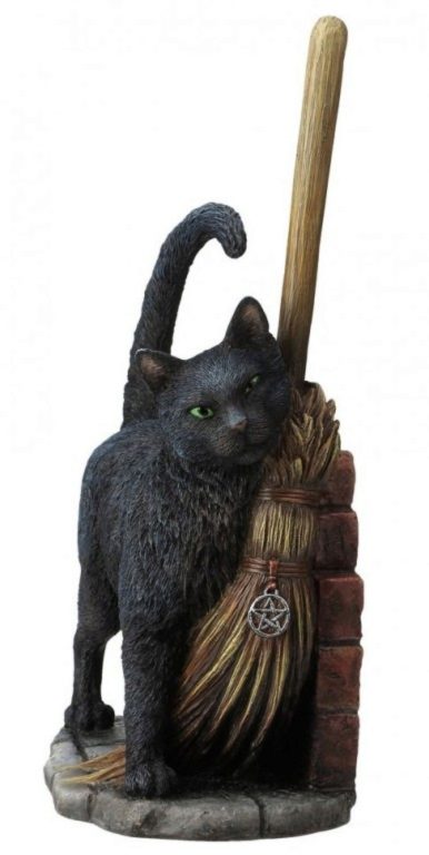 Photo of A Brush with Magick Cat Figurine (Lisa Parker) 27cm