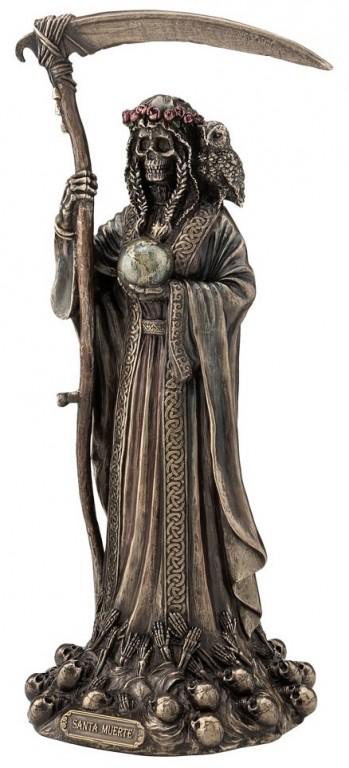 Photo of Santa Muerte Bronze Figurine 29 cm