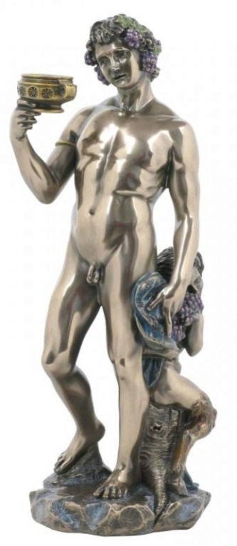 Photo of Bacchus God of Wine Bronze Statue