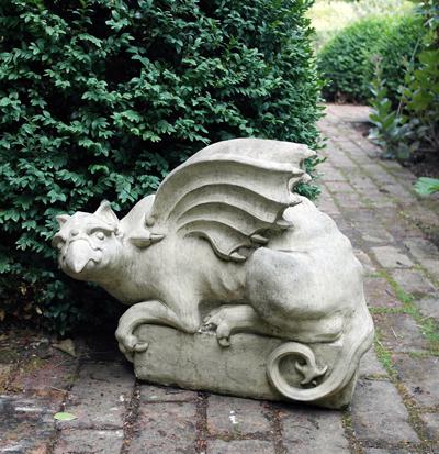 Photo of Griffin Left Stone Sculpture