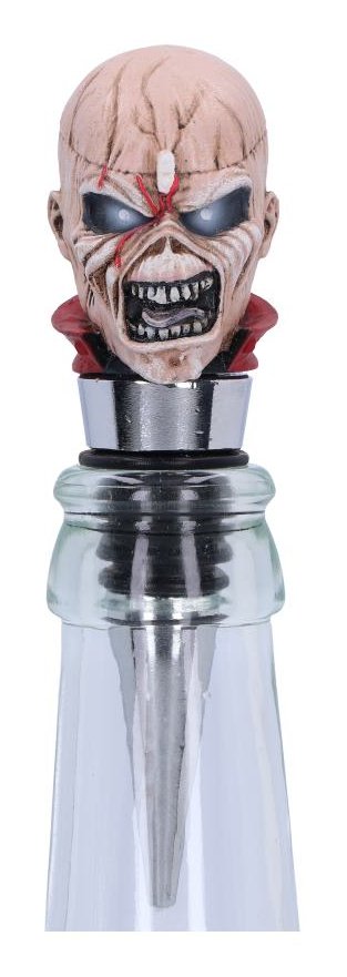 Photo #1 of product B6337X3 - Officially Licensed Iron Maiden Eddie The Trooper Bottle Stopper 10cm