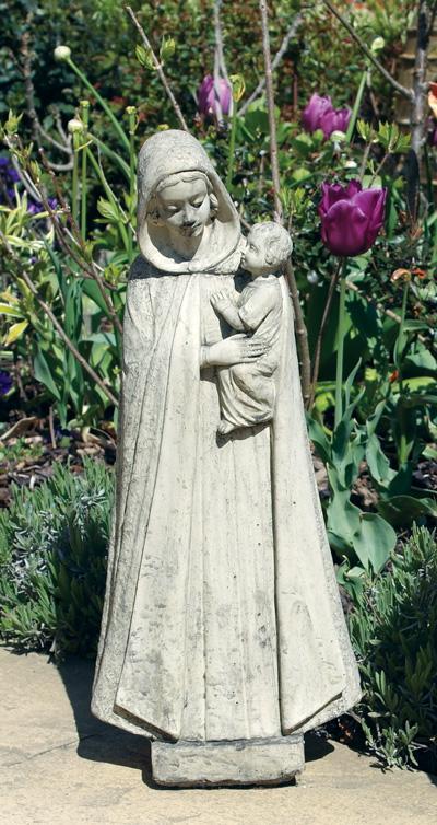 Photo of Madonna and Child Stone Garden Statue 54cm