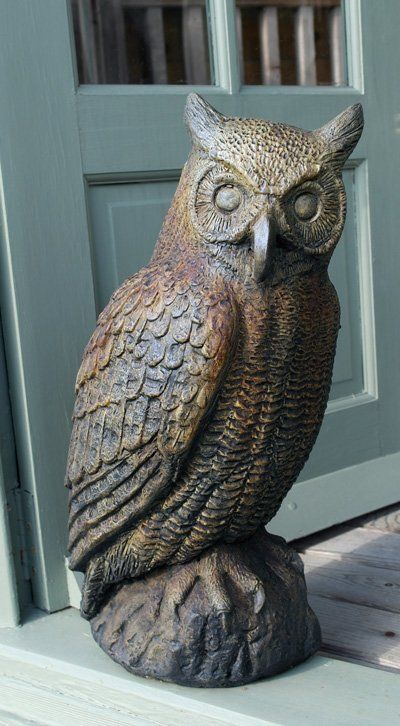Phot of Tawny Owl Stone Ornament