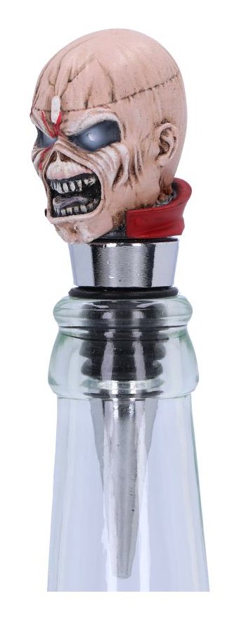 Photo #2 of product B6337X3 - Officially Licensed Iron Maiden Eddie The Trooper Bottle Stopper 10cm