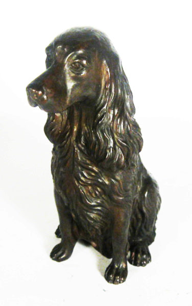 Photo of Spaniel Sitting Bronze Ornament