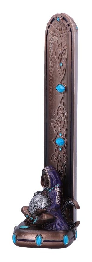 Photo #2 of product B6614B24 - Triple Moon Goddess Bronze Incense Burner
