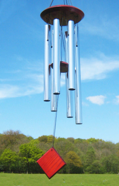 Photo of Woodstock Encore Pluto Wind Chimes (Silver)