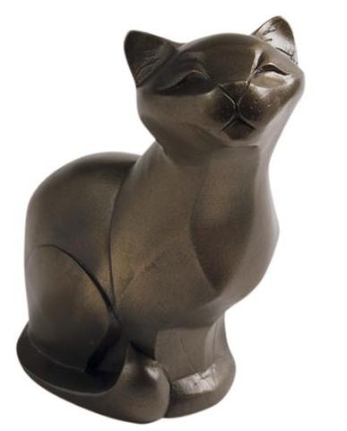 Photo of Cat Sitting Bronze Figurine (Arora Gallery Design Collection)