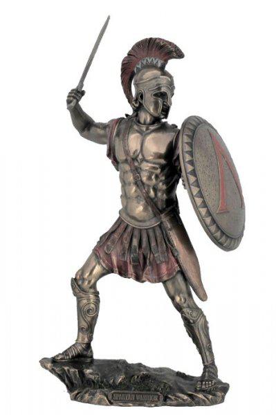Photo of Spartan Warrior Bronze Figurine 33 cm