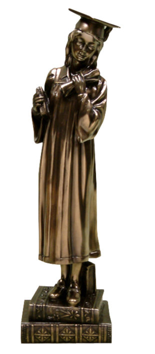 Photo of Female Graduation Bronze Figurine (Juliana)