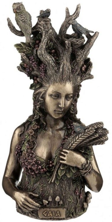 Photo of Gaia Bronze Figurine 26cm