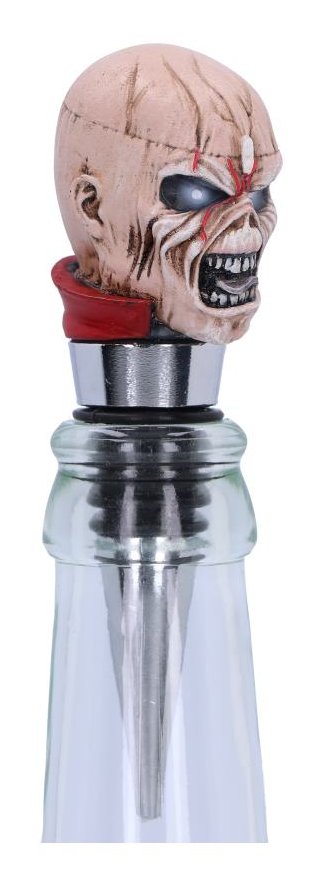 Photo #4 of product B6337X3 - Officially Licensed Iron Maiden Eddie The Trooper Bottle Stopper 10cm