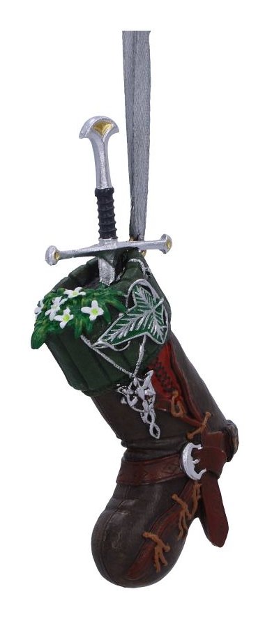 Photo #4 of product B6490X3 - Lord of the Rings Collectible Aragorn Stocking Hanging Ornament 9cm