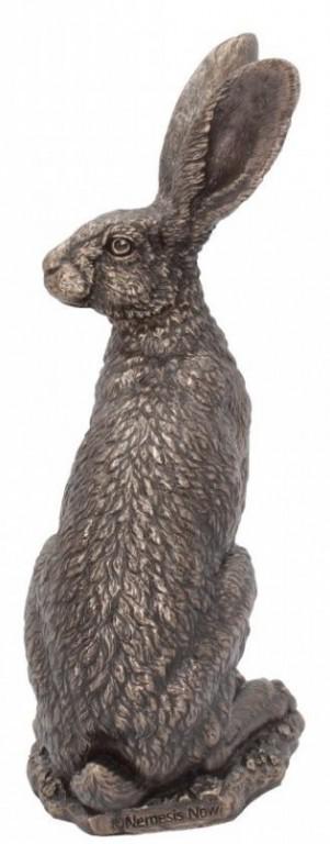Photo of Sit Tight Alert Hare Bronze Figurine (Andrew Bill)