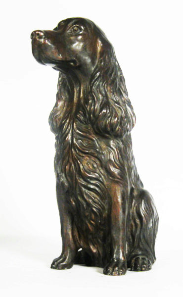 Photo of Spaniel Sitting Bronze Ornament