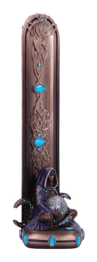 Photo #4 of product B6614B24 - Triple Moon Goddess Bronze Incense Burner