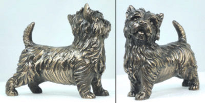 Photo of West Highland Terrier Bronze Figurine