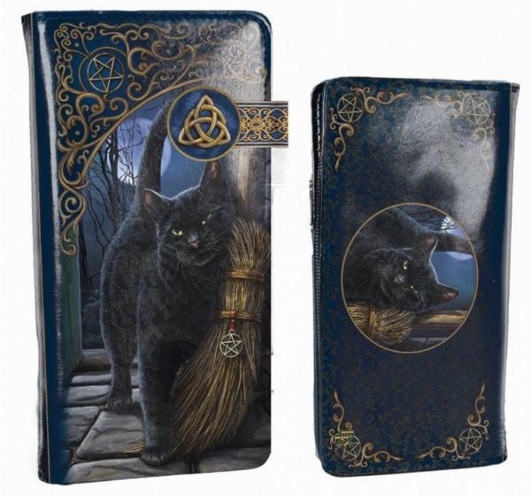 Photo of A Brush With Magick Embossed Cat Purse (Lisa Parker) 18cm