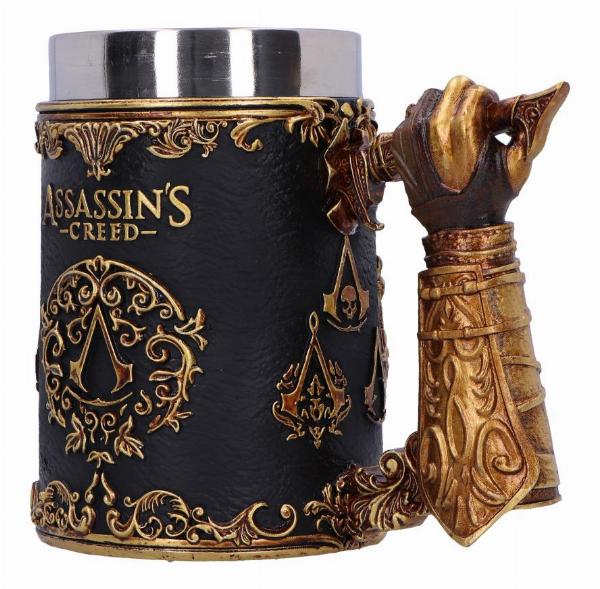 Photo #4 of product B6643B24 - Assassin's Creed Through the Ages Black and Gold Tankard