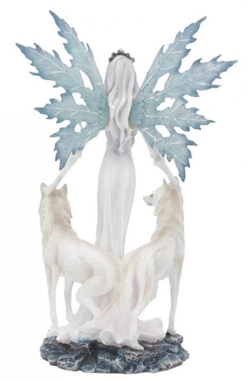 Photo of Aura Queen of Wolves Ice Fairy Statue 24 cm