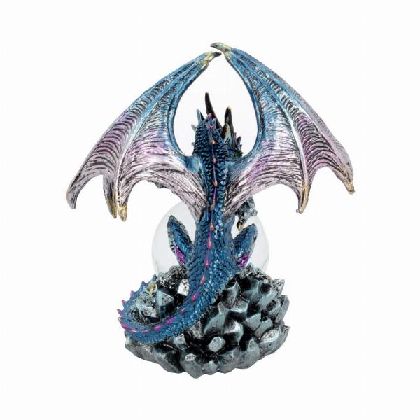 Photo #3 of product U4501N9 - Azul Oracle Blue Dragon Fortune Seer Figurine 19cm