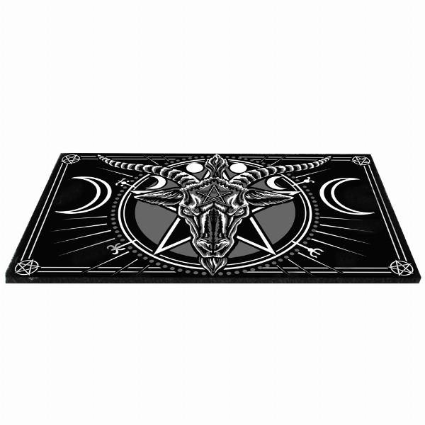 Photo #1 of product B4650N9 - Baphomet Sabatic Goat Diety Doormat 45x75cm