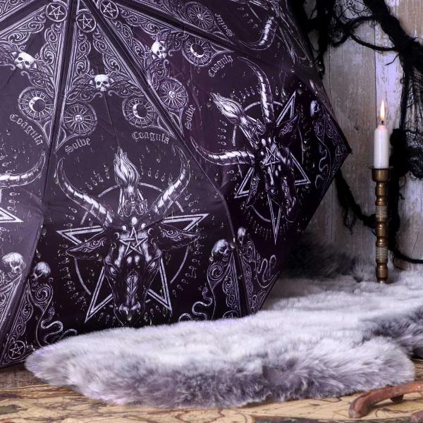 Photo #3 of product B5860U1 - Baphomet Umbrella