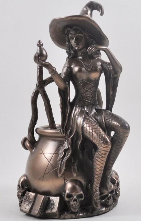 Photo of Bronze Witch Figurine