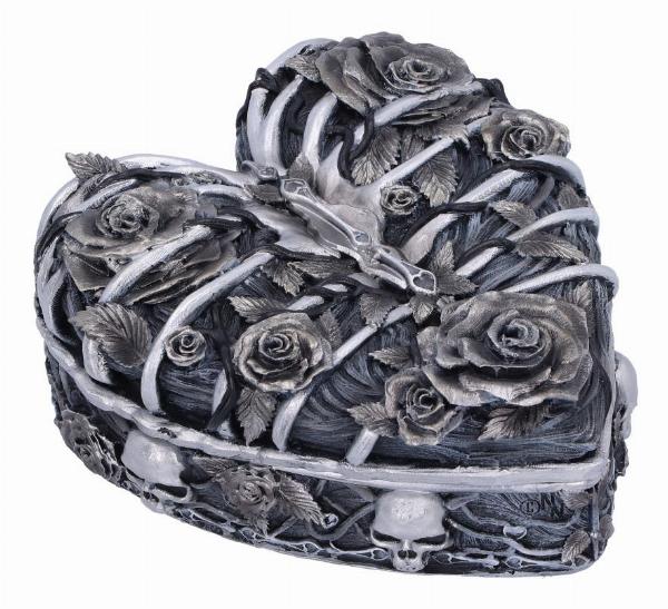 Photo #4 of product B6297X3 - Gothic Caged Heart Box 10.5cm