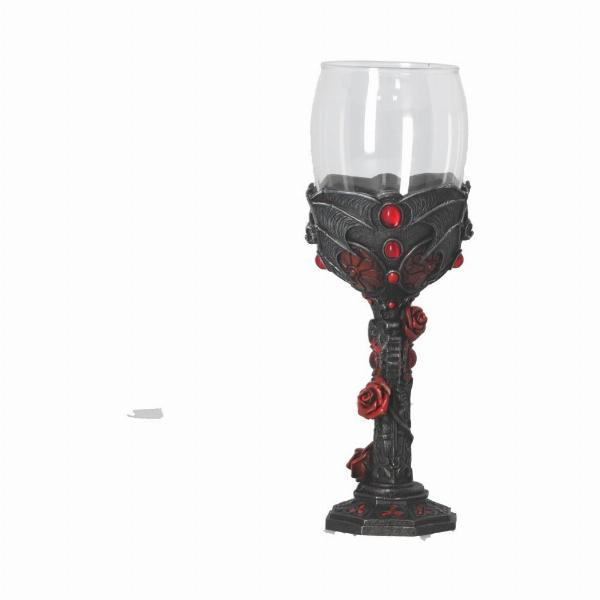 Photo #3 of product B4479N9 - Carpe Noctem Dracula Vampire Bat Wine Glass