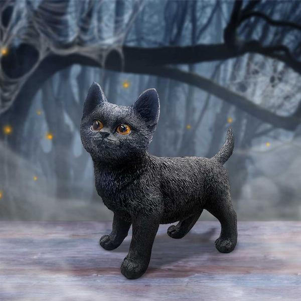 Photo #5 of product U6693A24 - Charmed Companion Black Cat Figurine 20cm