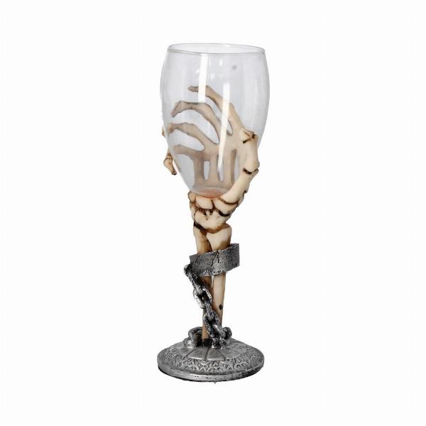 Photo #3 of product PC2948 - Claw Skeleton Hand Wine Glass Goblet 21cm