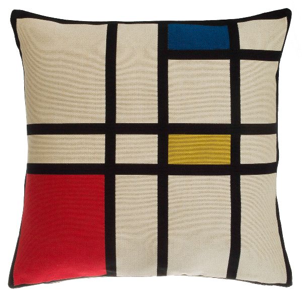 Phot of Composition II in Red Blue & Yellow by Mondrian Tapestry Cushion