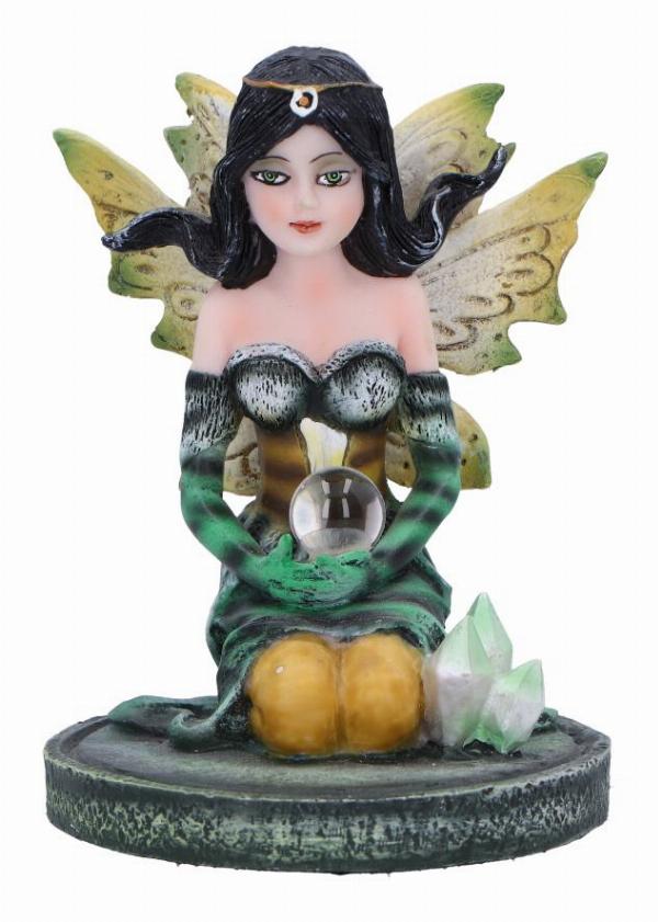 Photo #1 of product D6781B24 - Jade Green Crystal Fairy Figurine