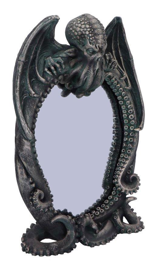 Photo #4 of product D6844C24 - Cthulhu's Reflection Gothic Mirror