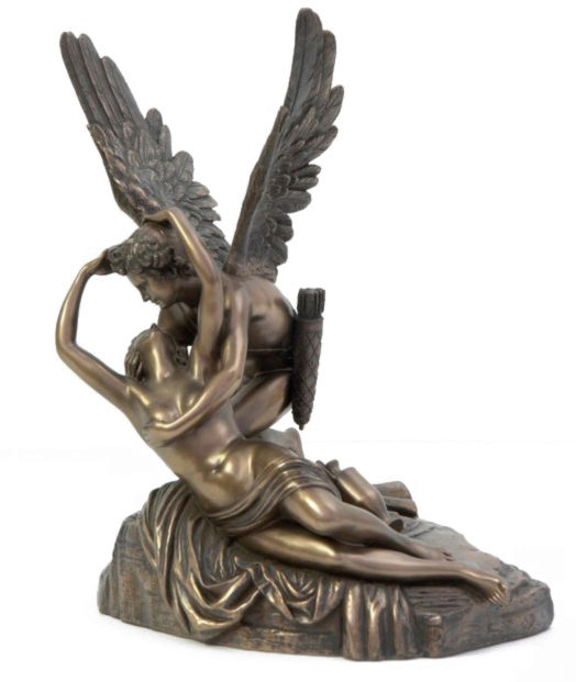 Photo of Cupid and Psyche Bronze Statue