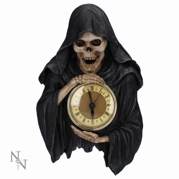Photo #2 of product U2921H7 - Darkest Hour Wall Hanging Grim Reaper Clock