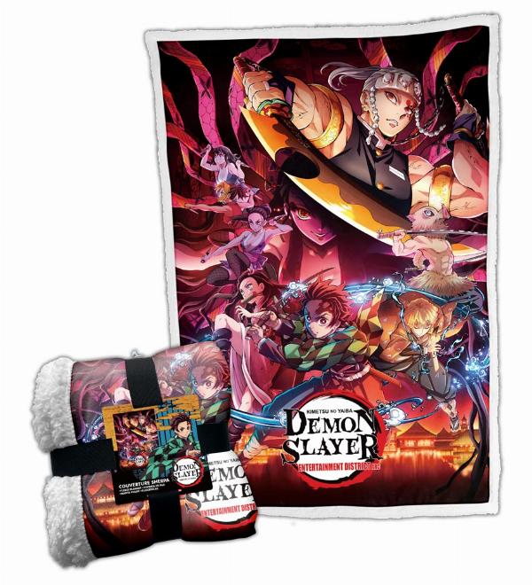 Photo #1 of product C6930C24 - Demon Slayer Entertainment District Arc Fleece Throw