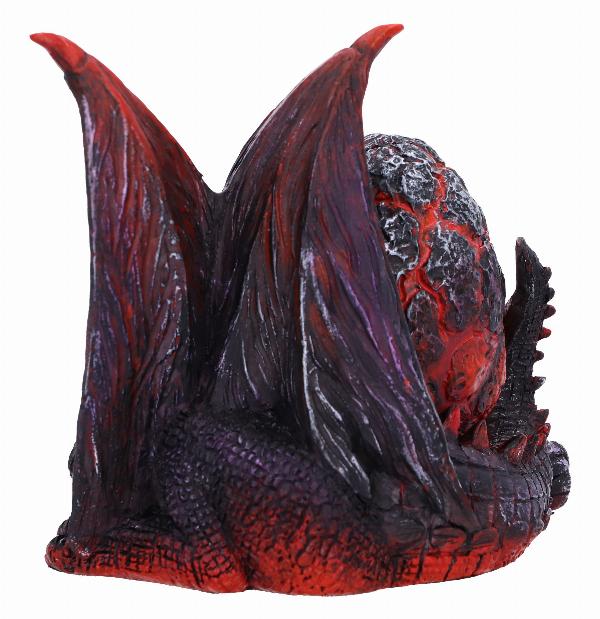 Photo #3 of product D6544Y3 - Ember Fire Dragon Figurine