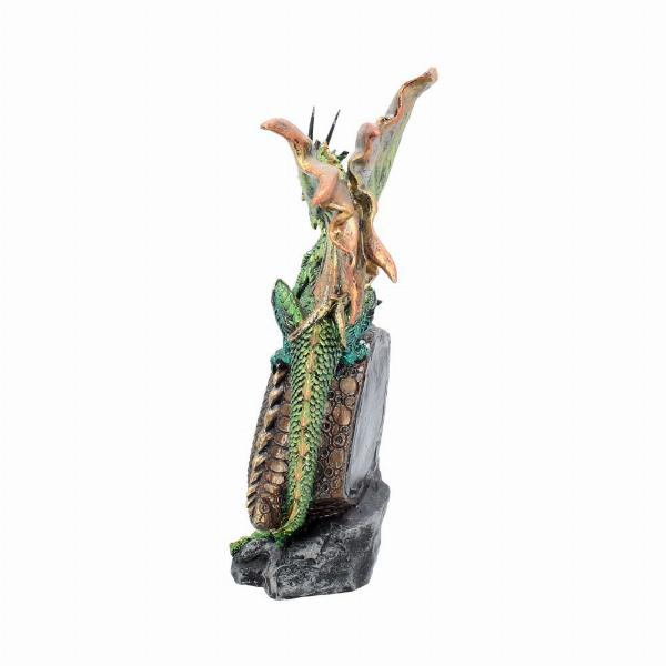 Photo #3 of product U2023F6 - Emerald Green Eye Of The Dragon Light Up Figurine