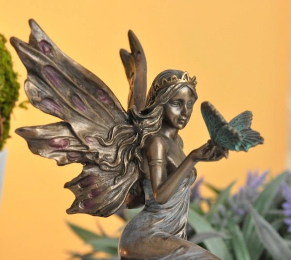 Photo of Fairy with Butterfly Trinket Box Bronze