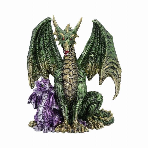 Photo #1 of product U6177W2 - Fearsome Guide Dragon Figurine 17.7cm