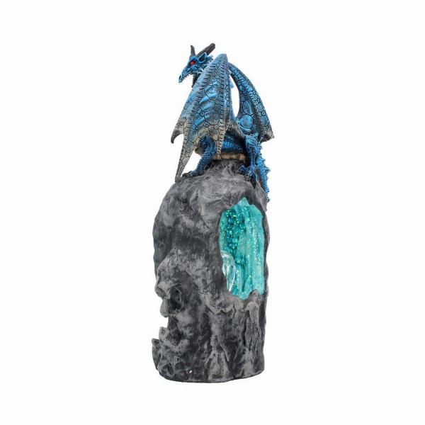 Photo #3 of product U2470G6 - Frostwing's Gateway Figurine Blue Dragon Crystal Light Up Ornament