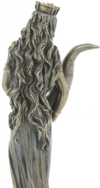 Photo of Goddess Fortuna Bronze Figurine Tykhe 29 cm