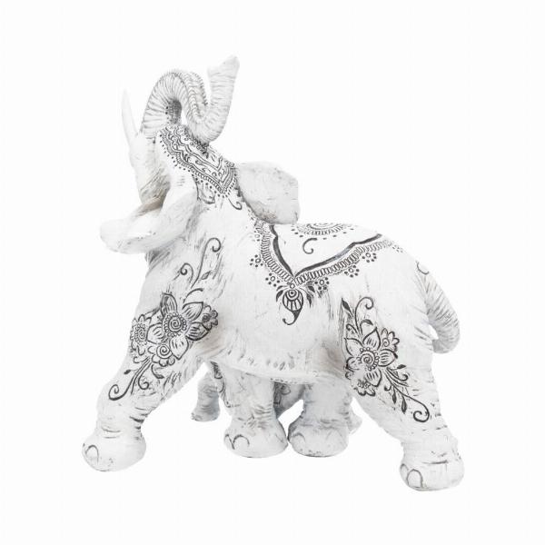 Photo #3 of product H4566N9 - Henna Happiness Elephant and Calf Figure 17cm